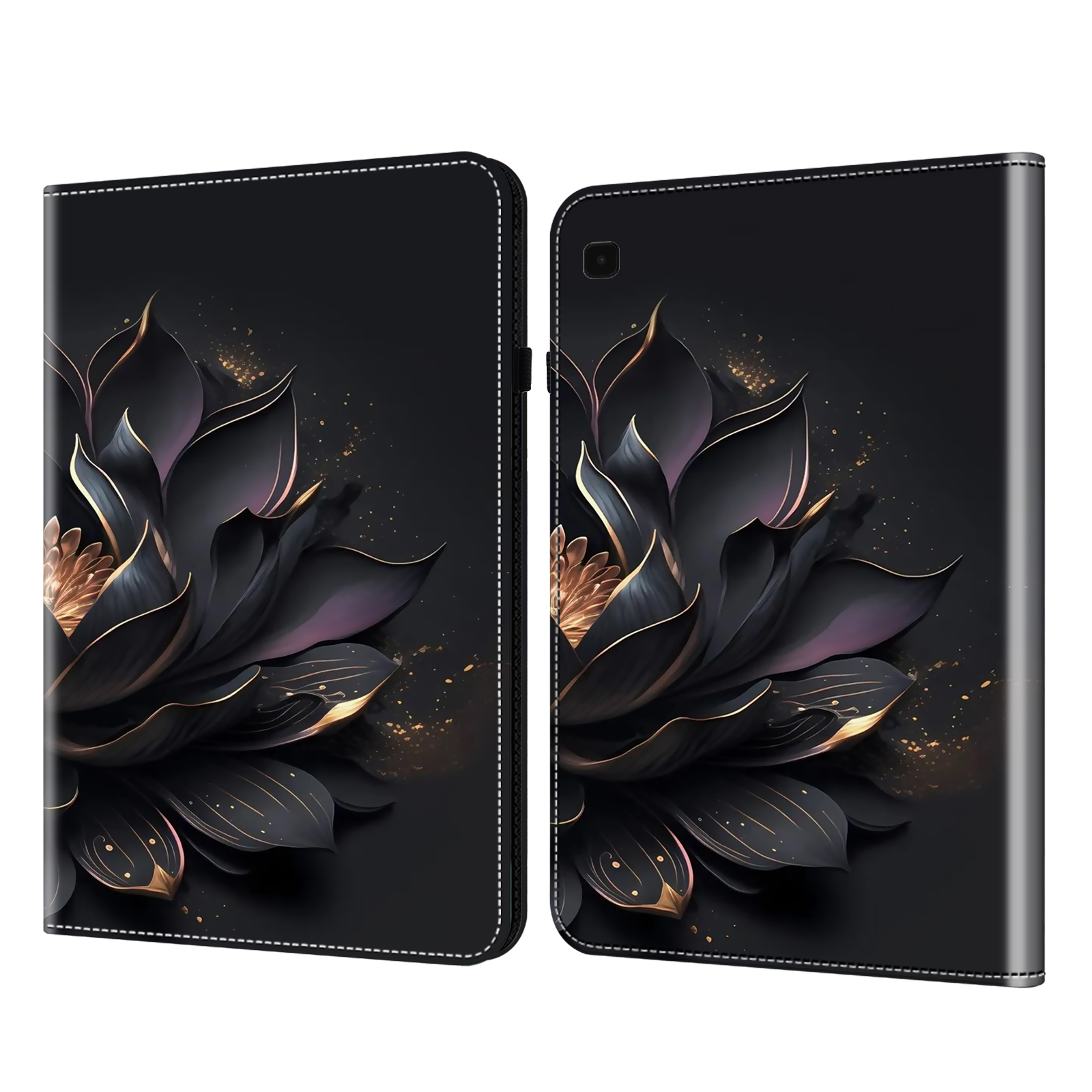 

Für Samsung Galaxy Tab S6 Lite / S6 Lite (2022) Musterdruck PU Leder Tablet Hülle Mit Kartenhalter - Lila Lotus, Galaxy Tab S6 Lite