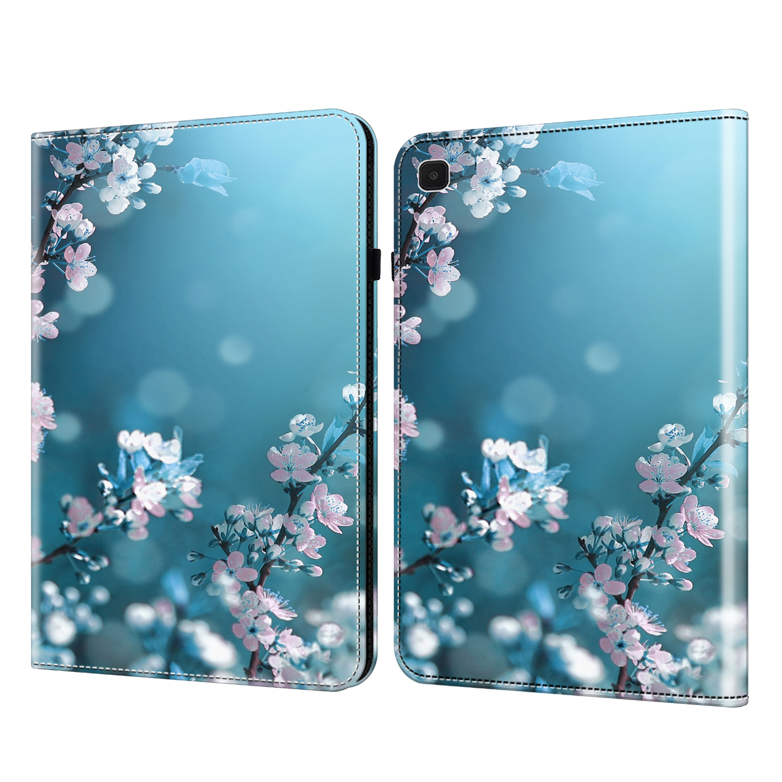 

Für Samsung Galaxy Tab A7 Lite 8,7-zoll-muster Drucktablette Hülle Drop-sof-pu-leder-tpu-abdeckkartenhalter - Pflaumenblüte, Galaxy Tab A7 Lite 8.7-inch