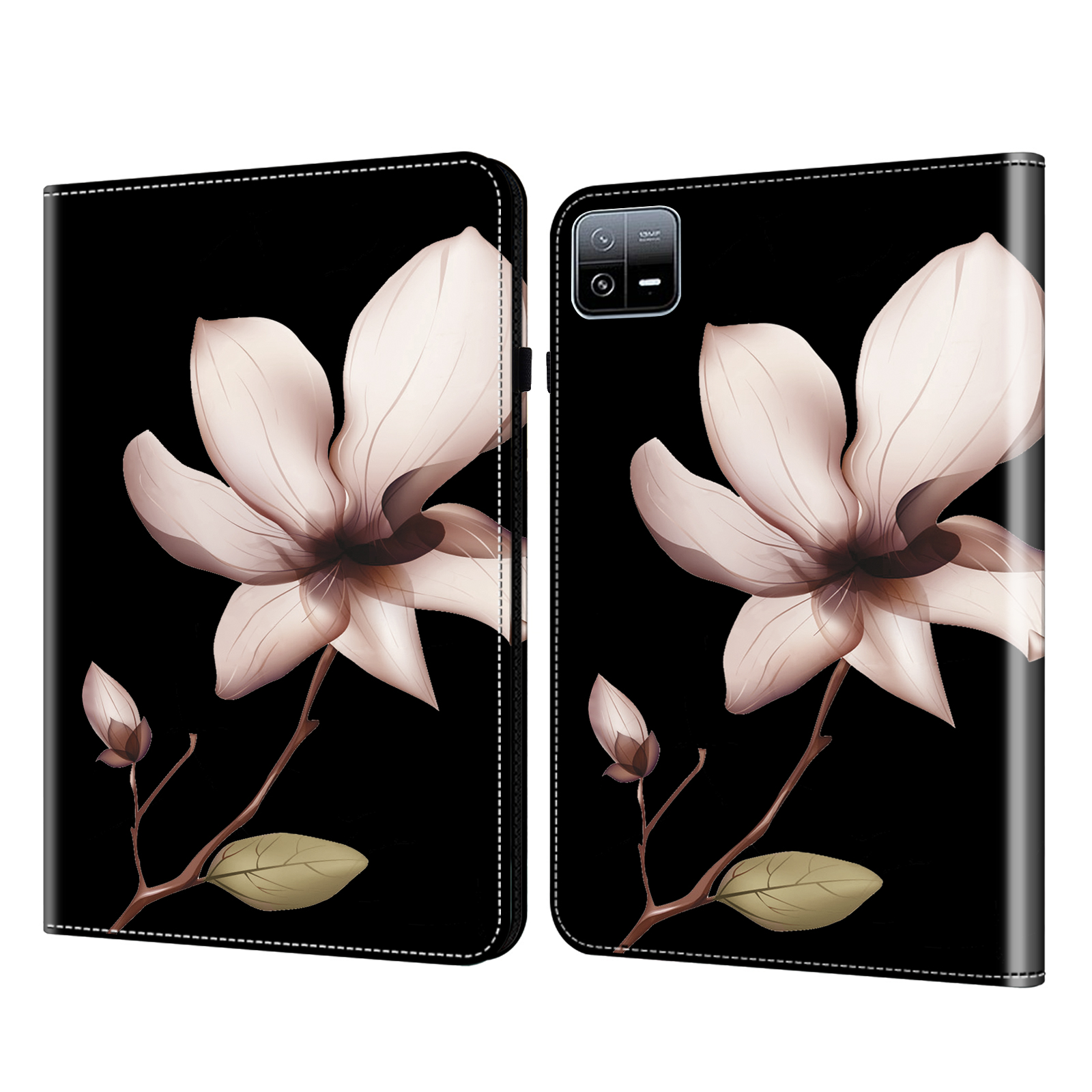 

Stand Card Slot PU Leder Tablet Hülle Für Xiaomi Pad 6 / 6 Pro Drop-proof-muster-drucktablettenabdeckschutzschutz - Datura Blume, Xiaomi Pad 6 Pro