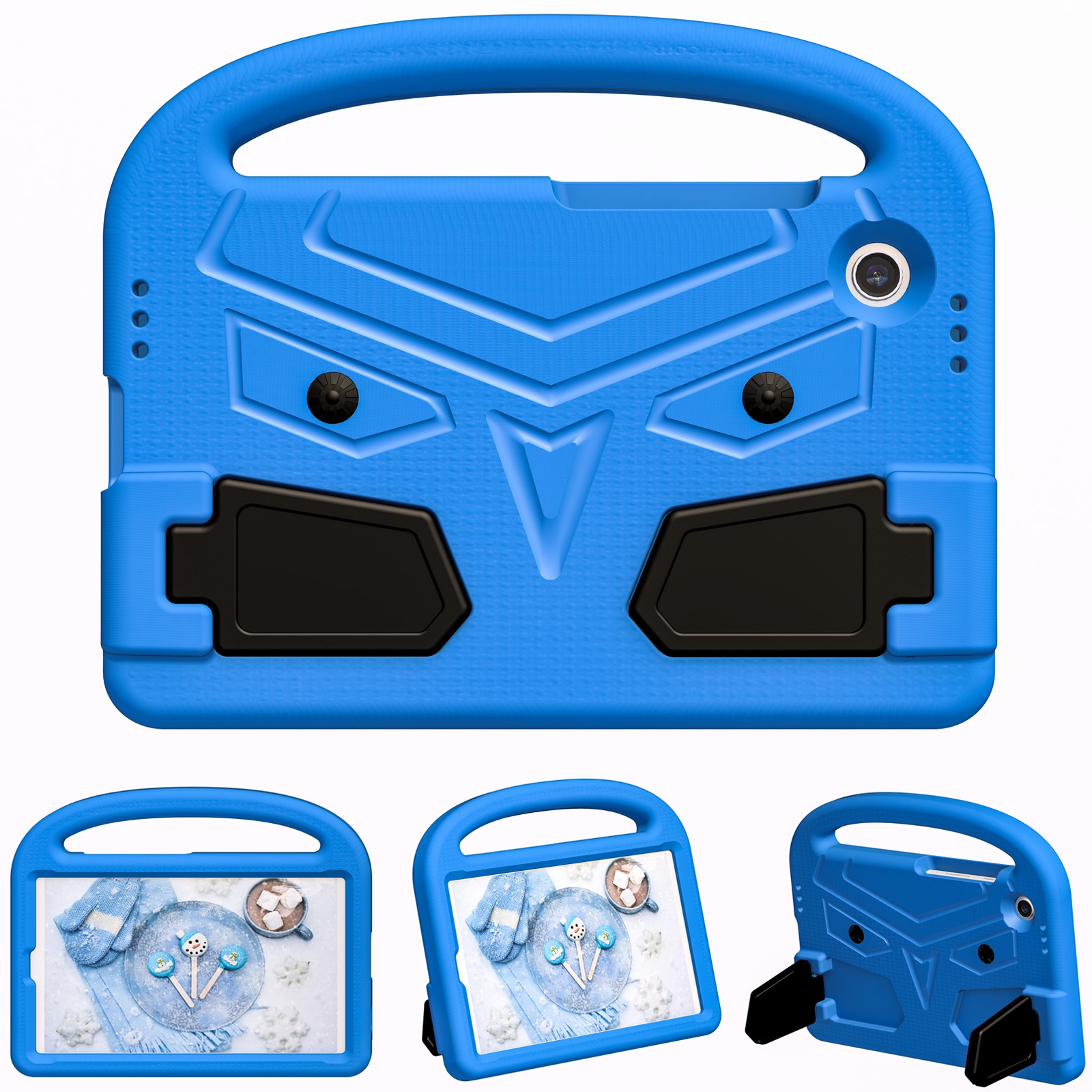 

Für Samsung Galaxy Tab A9 Case Sparrow Style Eva Tablet Cover Mit Kickstand - Blau, Galaxy Tab A9