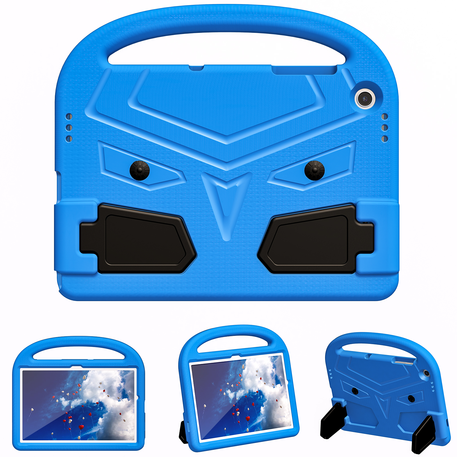 

Für Samsung Galaxy Tab A9+ Fall Sparrow Style Hand Grip Kickstand Eva Tablet Cover - Blau, Galaxy Tab A9+