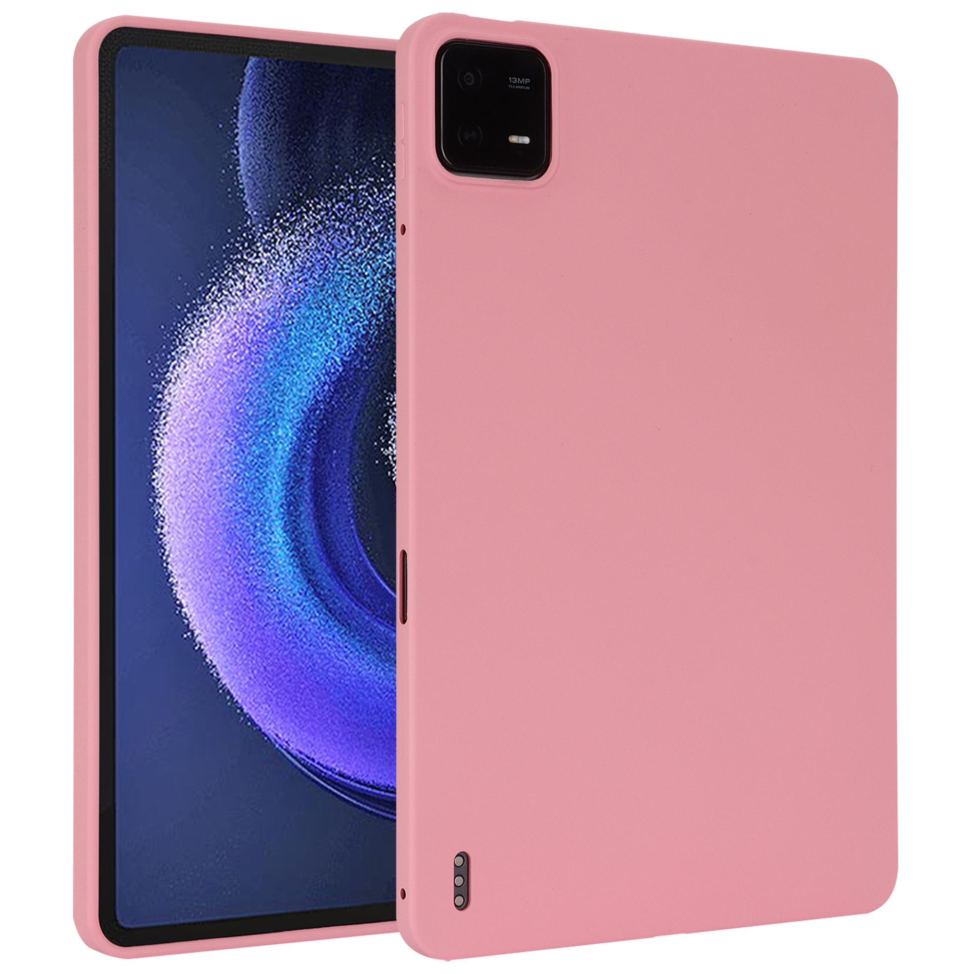 

Für Xiaomi Pad 6 Hülle Vier Ecken Airbag Hauttouch Tpu-tablet-abdeckung - Rosa, Xiaomi Pad 6