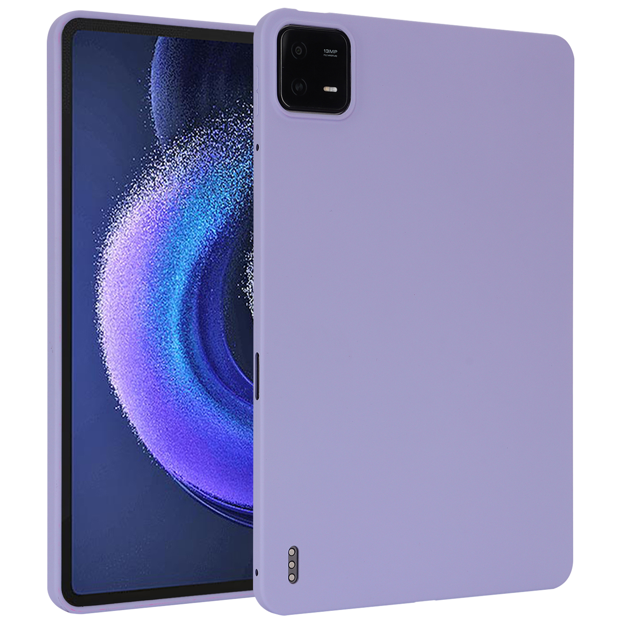 

Für Xiaomi Pad 6 Hülle Vier Ecken Airbag Hauttouch Tpu-tablet-abdeckung - Helles Lila, Xiaomi Pad 6