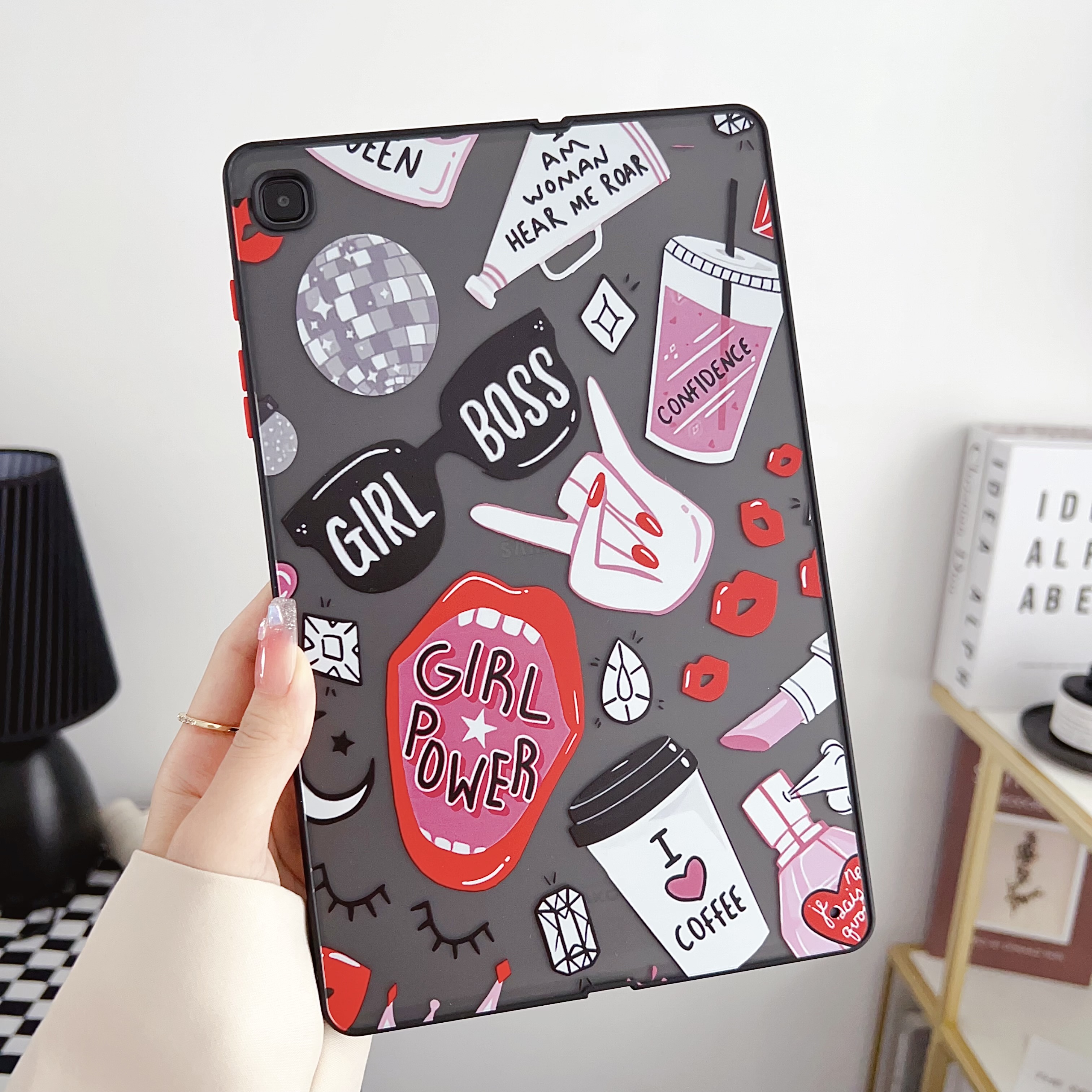 

Für Samsung Galaxy Tab S6 Lite P610 P615 / Tab S6 Lite (2022) Fall PC+TPU -tablet -abdeckung - Graffiti, Galaxy Tab S6 Lite