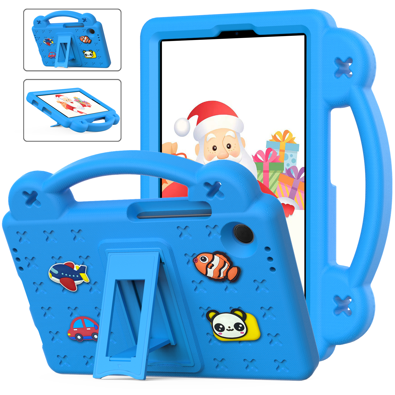 

Für Samsung Galaxy Tab A9 Case EVA Tablet Deckung Anti-drop-kickstand Mit Griffgriff - Himmelblau, Galaxy Tab A9