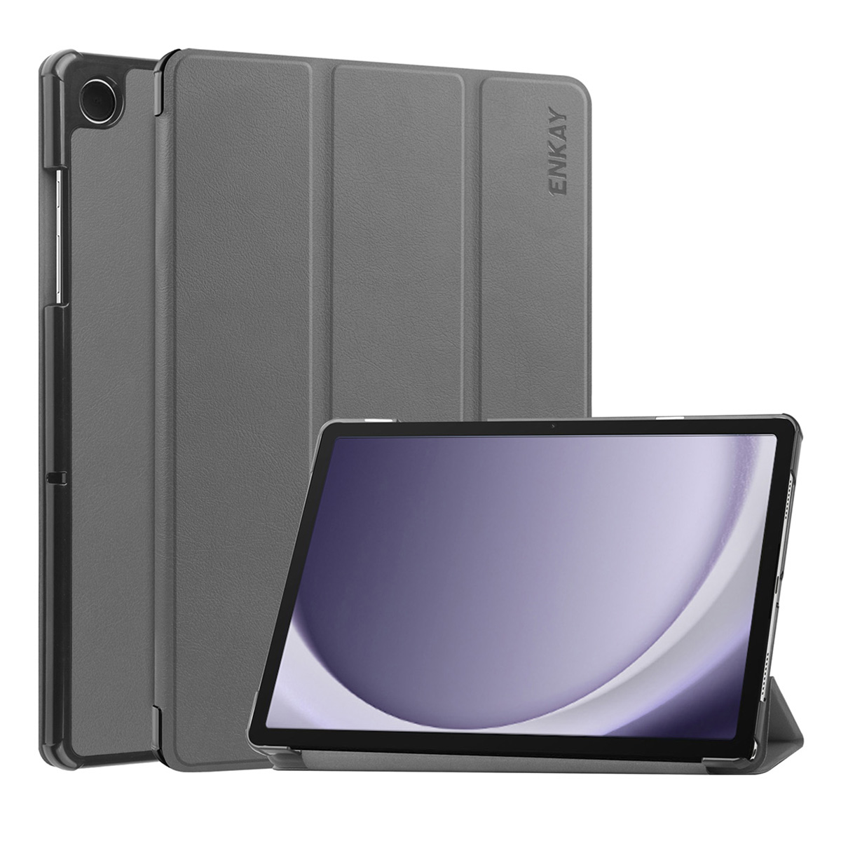 

Enkay Hat Prince Für Samsung Galaxy Tab A9+ Smart Case PU Leder+ pc Triufold Stand Tablet Cover - Grau, Galaxy Tab A9+