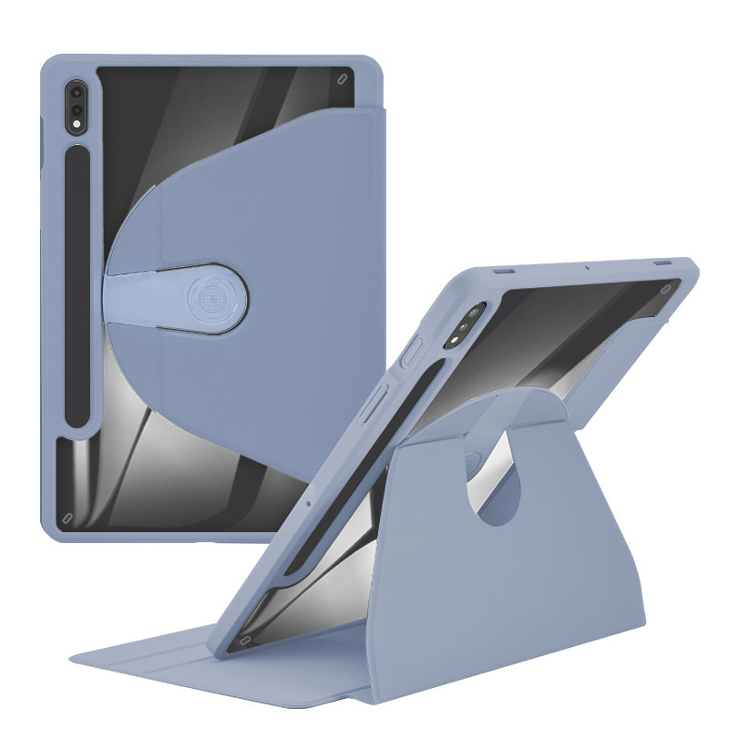 

Für Samsung Galaxy Tab S9+ / Tab S9 Fe+case PC+TPU+PU Leder -tablet -abdeckung - Lavendel Lila, Galaxy Tab S9+