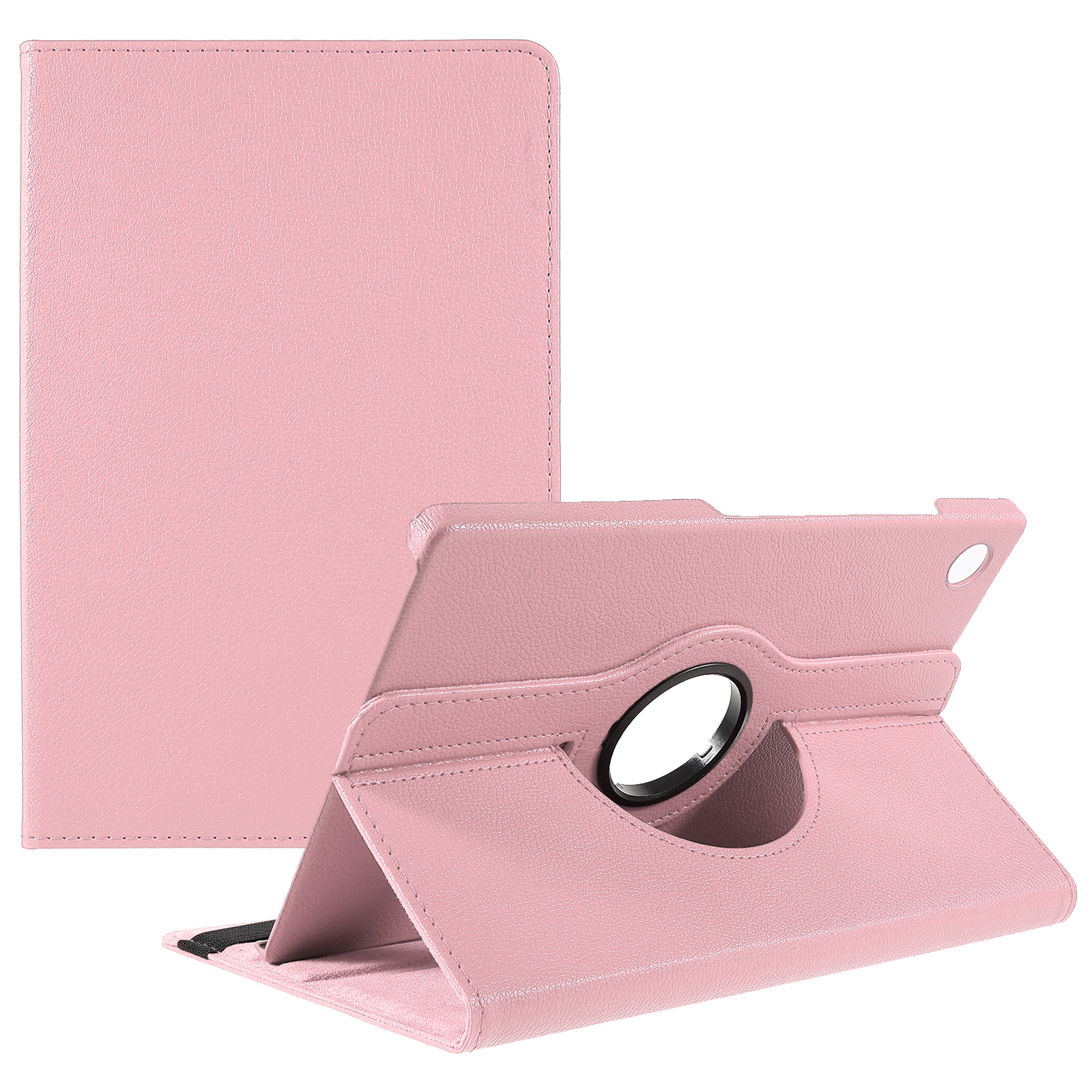 

Für Samsung Galaxy Tab A9+ Case Tablet Lederabdeckung Mit Rotierender Ständer - Rosa, Galaxy Tab A9+