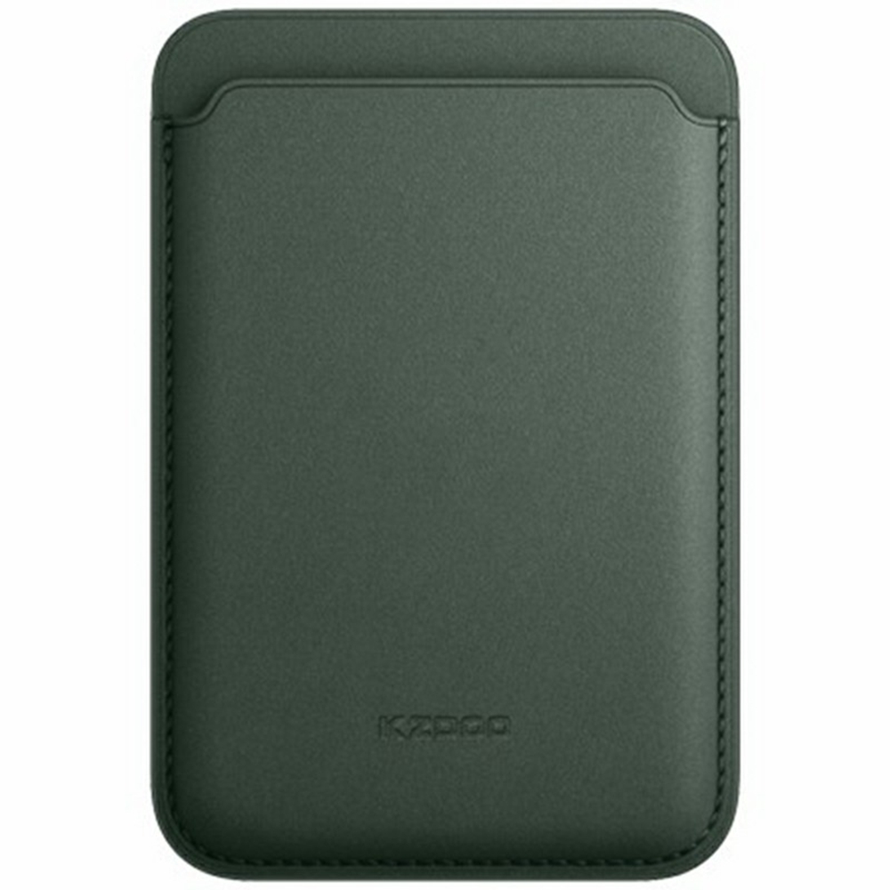 KZDOO Mag Elite Wallet Magnetic Card Holder Cell Phone Leather Wallet - Green