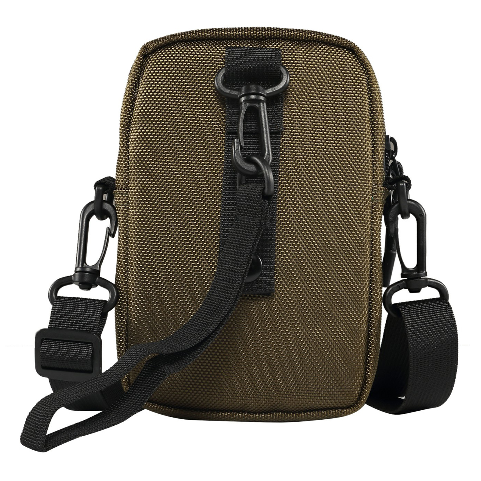 Universal Nylon Belt Bag Crossbody Bag Waterproof Phone Pouch Men Outdoor Sports Travel Shoulder Bag - Army Green