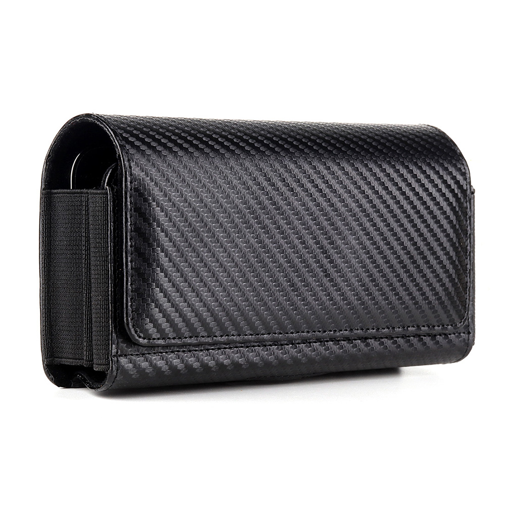 

17,2 x 9,5 x 4 cm Dual Smartphone -gürtelgürteltasche Horizontale Handys PU Leder Taille Telefontasche, Universal