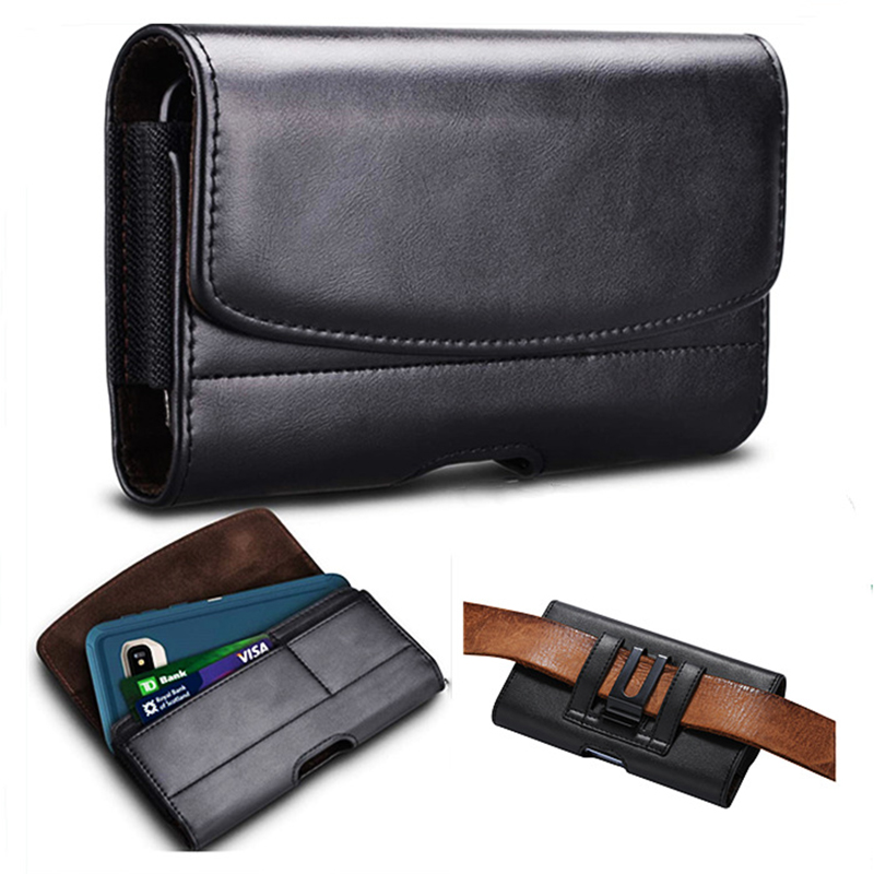 

Kartensteckplätze Handy-gürtelbeutel Anti-drogen-pu-leder-taille Telefonbeutel Mit Magnetverschluss - Xxl / 6,5-7,0 Zoll, Universal