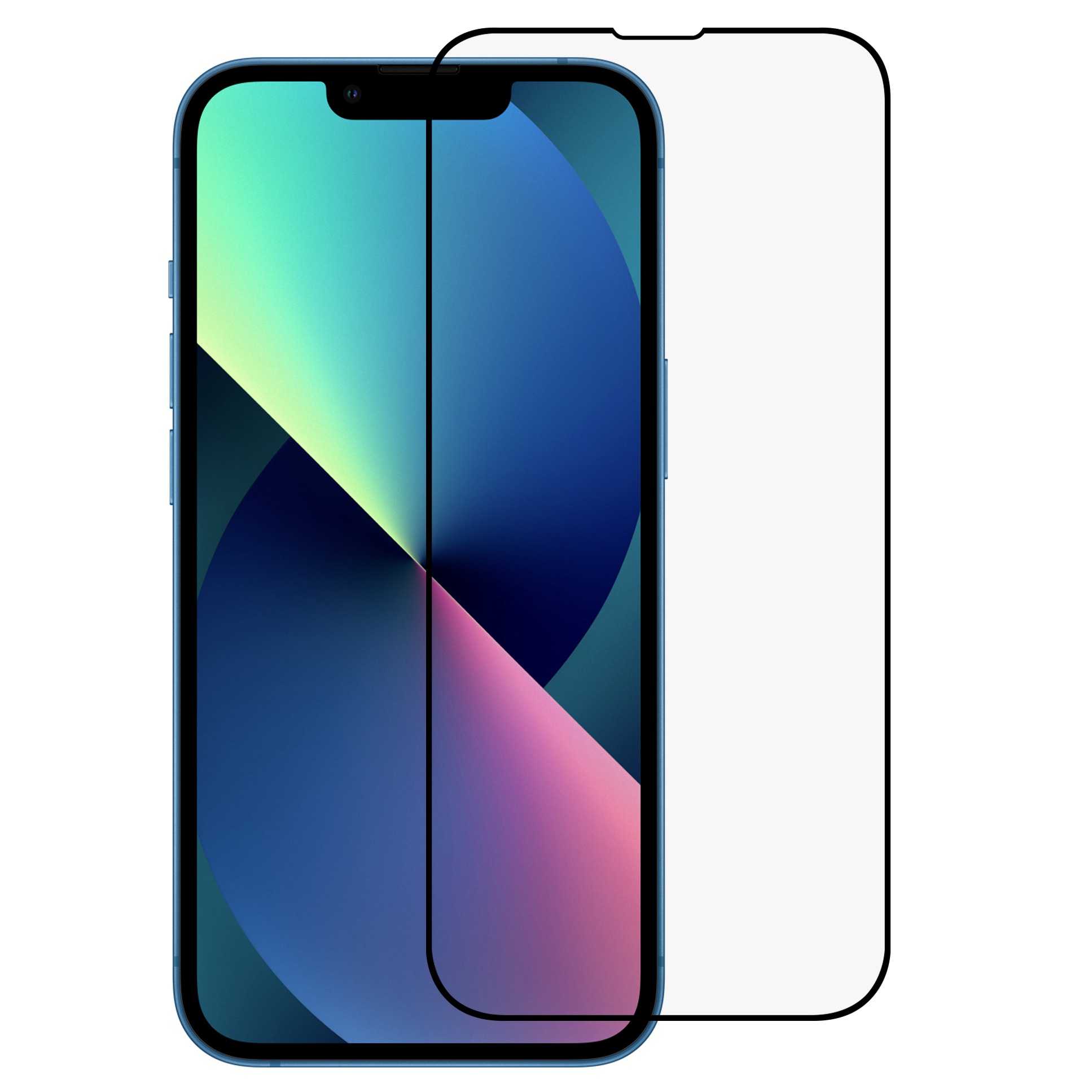 

Защитник Экрана Телефона Для Iphone 14/13 6,1 Дюйма, 9H Полная Покрываем, iPhone 14