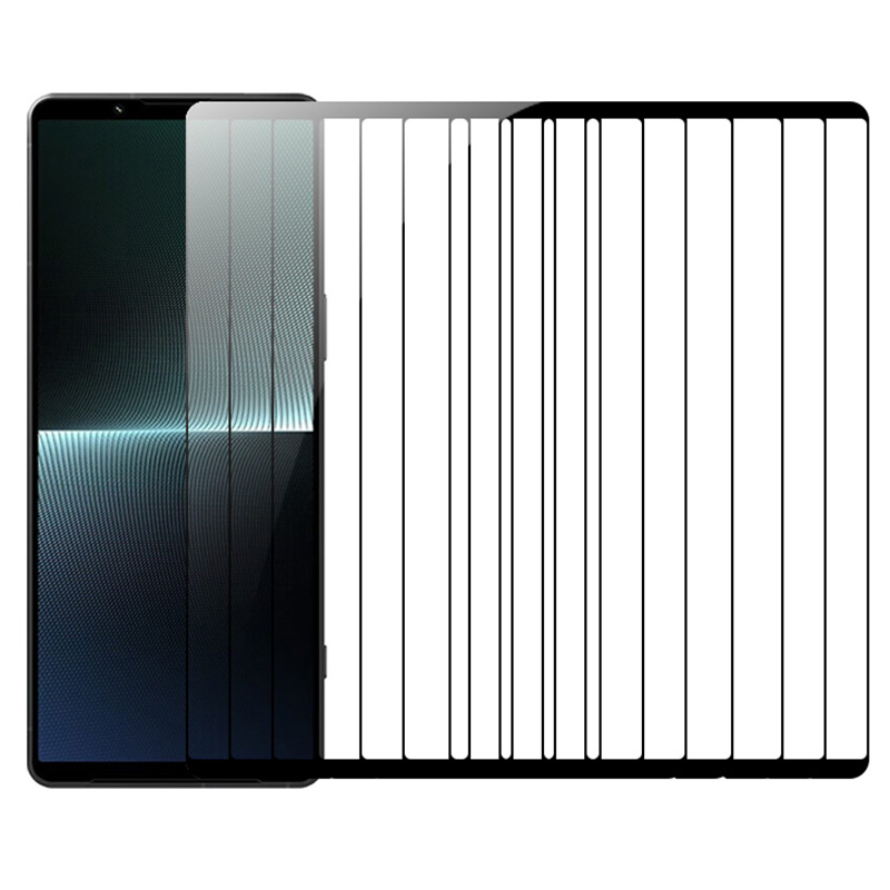 RURIHAI 10Pcs For Sony Xperia 1 VI HD Clear Screen Film High Aluminum-Silicon Glass Screen Protector