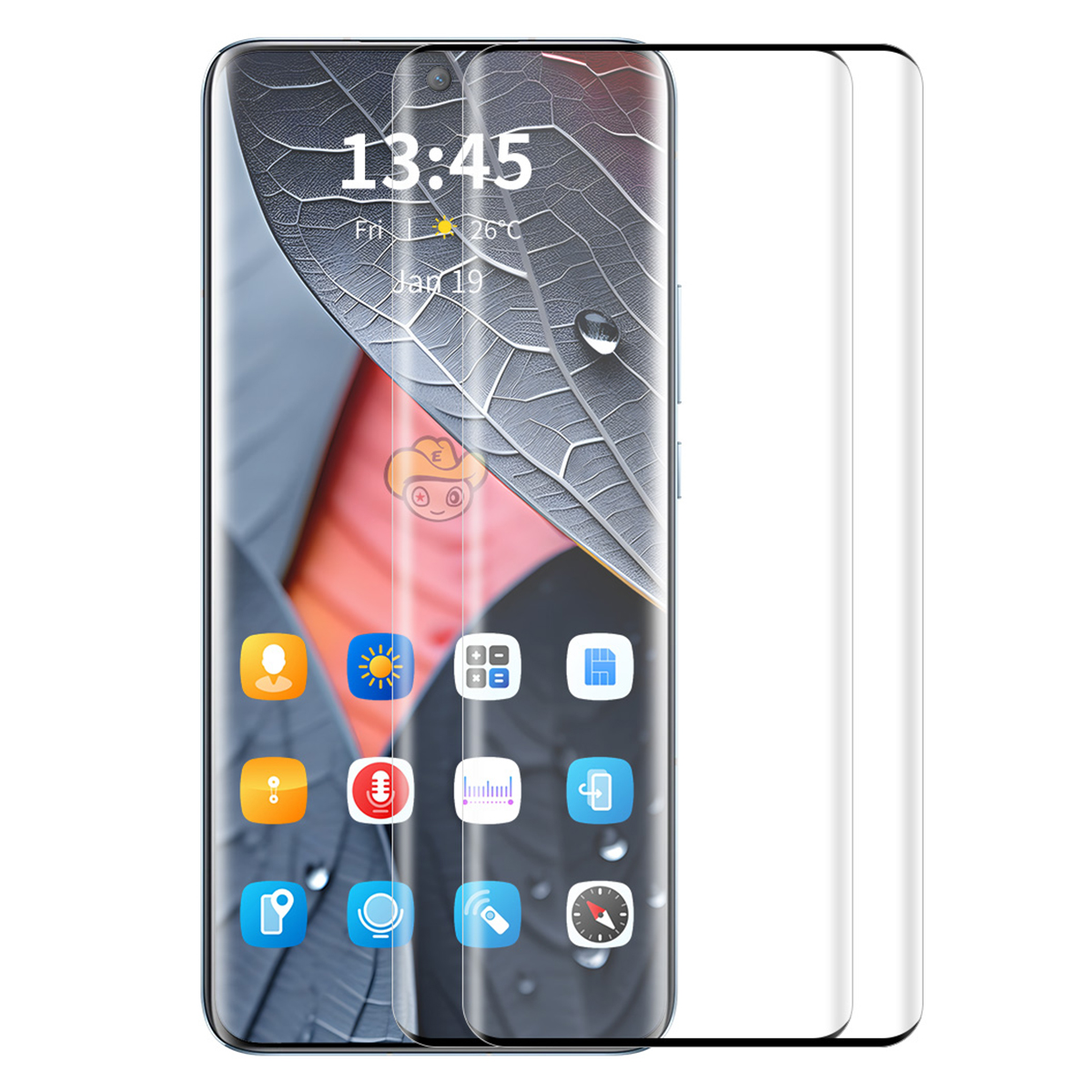 ENKAY HAT PRINCE 2PCS for Huawei Pura 70 Pro / 70 Pro+ / 70 Ultra Clear Screen Protector 3D Curved Side Glue Tempered Glass Support Fingerprint Unlock