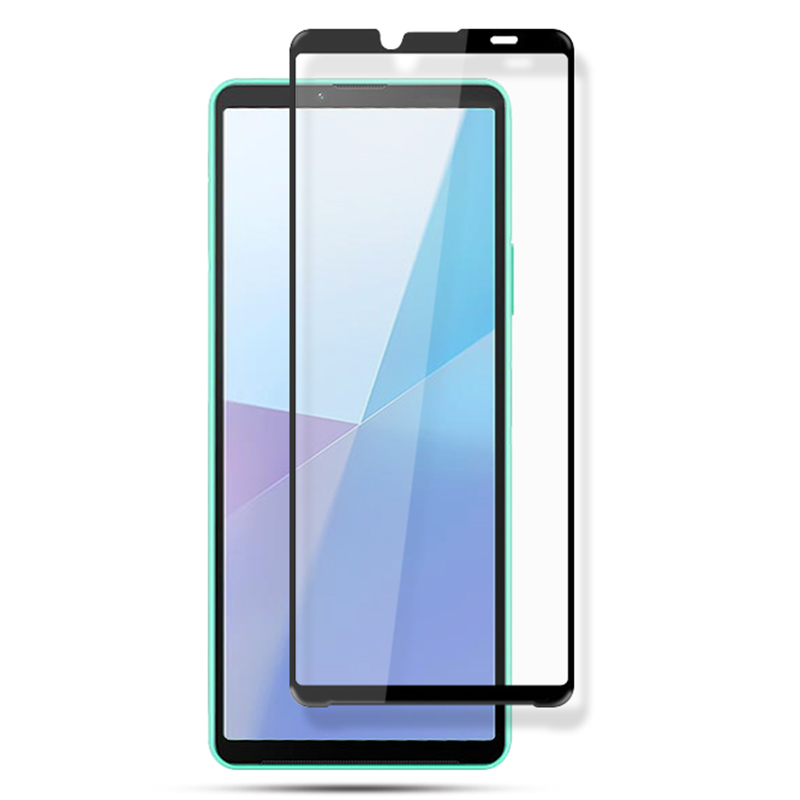 MOCOLO For Sony Xperia 10 VI Screen Protector HD Clarity Black Edges Tempered Glass Film - Black