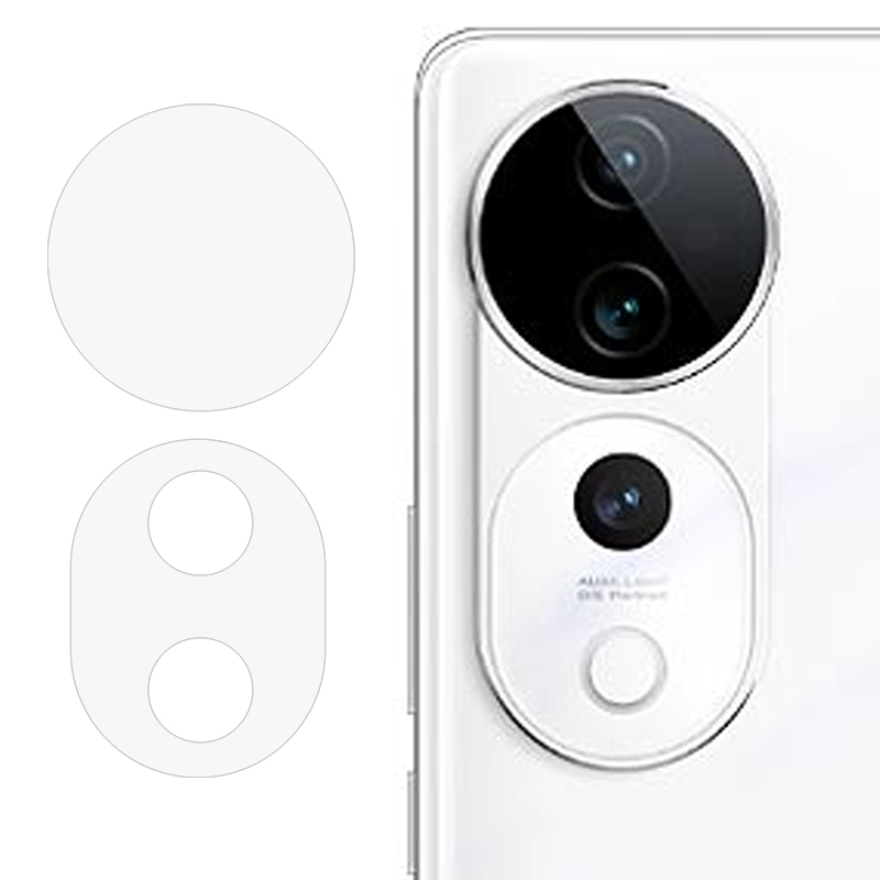 2PCS For vivo S19 5G / S19 Pro 5G / V40 Pro 5G / V40 5G Tempered Glass Camera Lens Protector 2.5D Arc Edge Lens Film