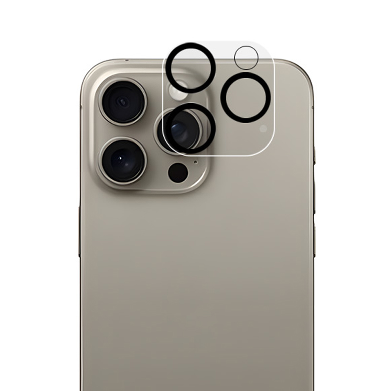 RURIHAI For iPhone 16 Pro / 16 Pro Max Camera Lens Protector Silk Printing Phone Lens Film