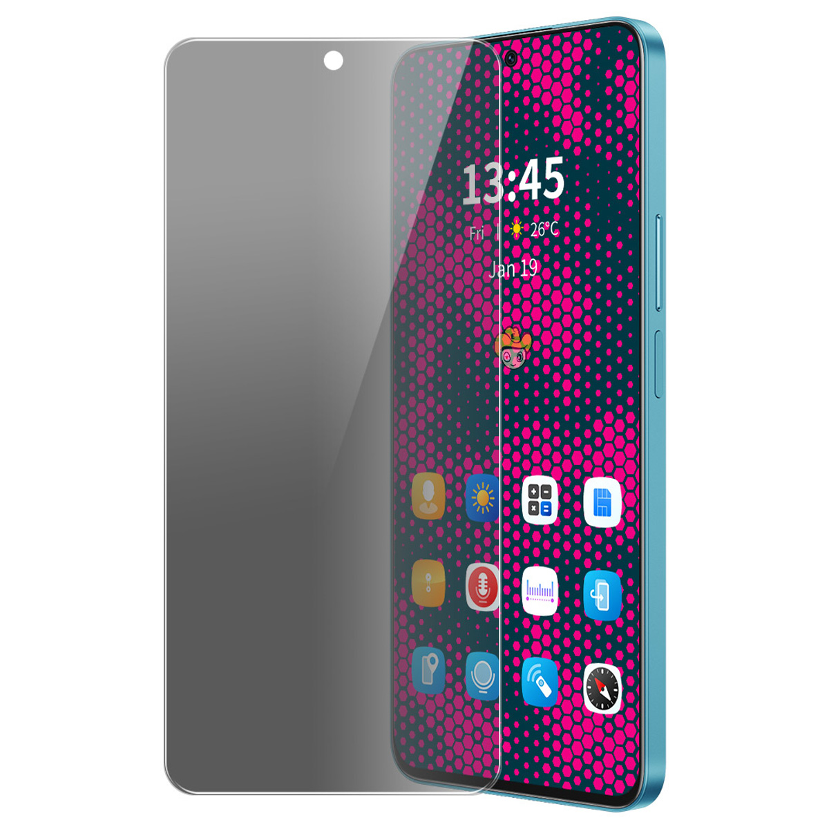 ENKAY HAT PRINCE For Nokia XR21 Privacy Screen Protector Anti Peep 9H Hardness Film