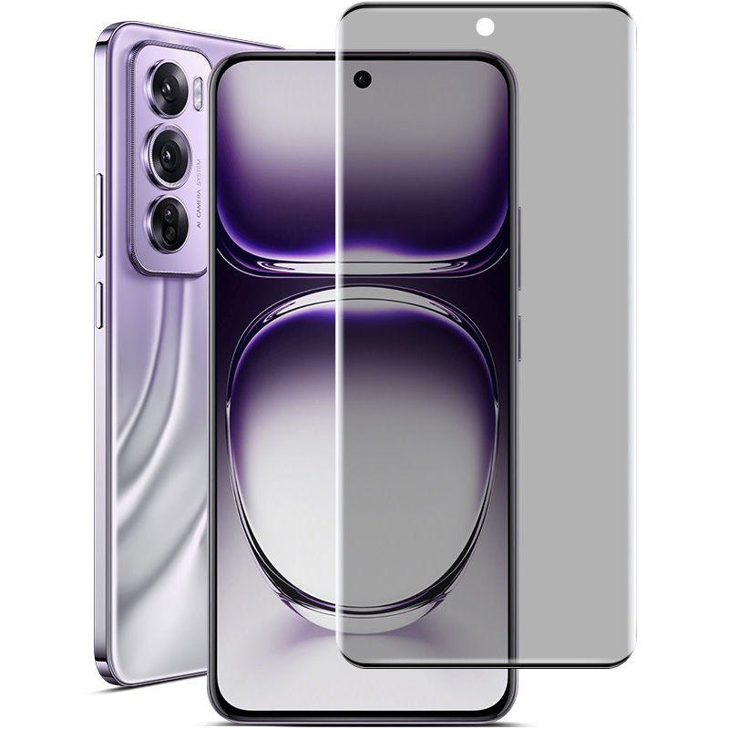 IMAK For Oppo Reno12 5G (China)  /  Reno12 Pro 5G (Global) Anti-Peep Tempered Glass Screen Protector (No Edge Version)