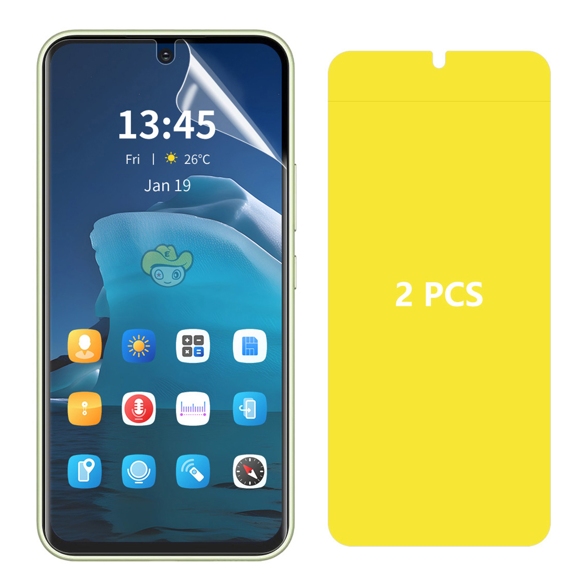 ENKAY HAT PRINCE 2PCS For Oppo Reno11 F 5G Full Glue Screen Protector TPE+PET+TPU Hydrogel Film