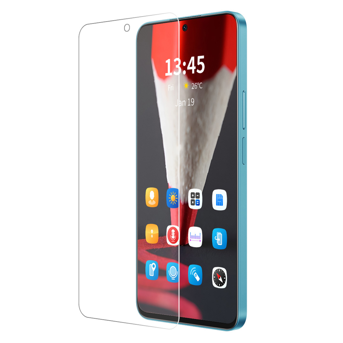 ENKAY HAT PRINCE For Google Pixel 9 Pro High Aluminum-Silicon Glass Screen Protector 9H Hardness Film
