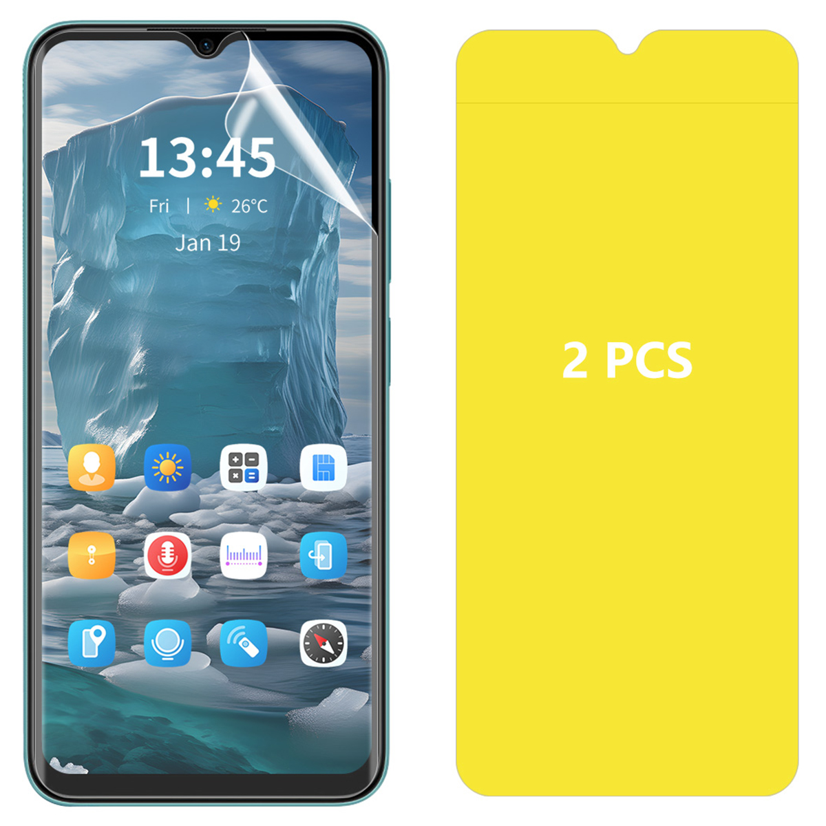 ENKAY HAT PRINCE 2Pcs For Nokia C22 Screen Protector TPE+PET+TPU Hydrogel Screen Film