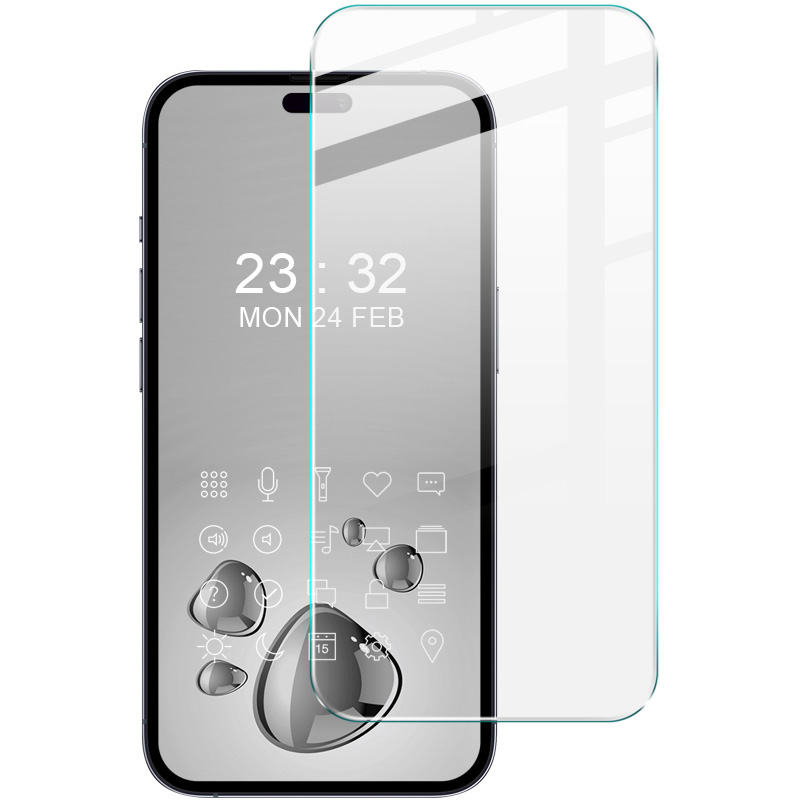 IMAK H Series For iPhone 16 Plus Tempered Glass Screen Protector HD Transparent
