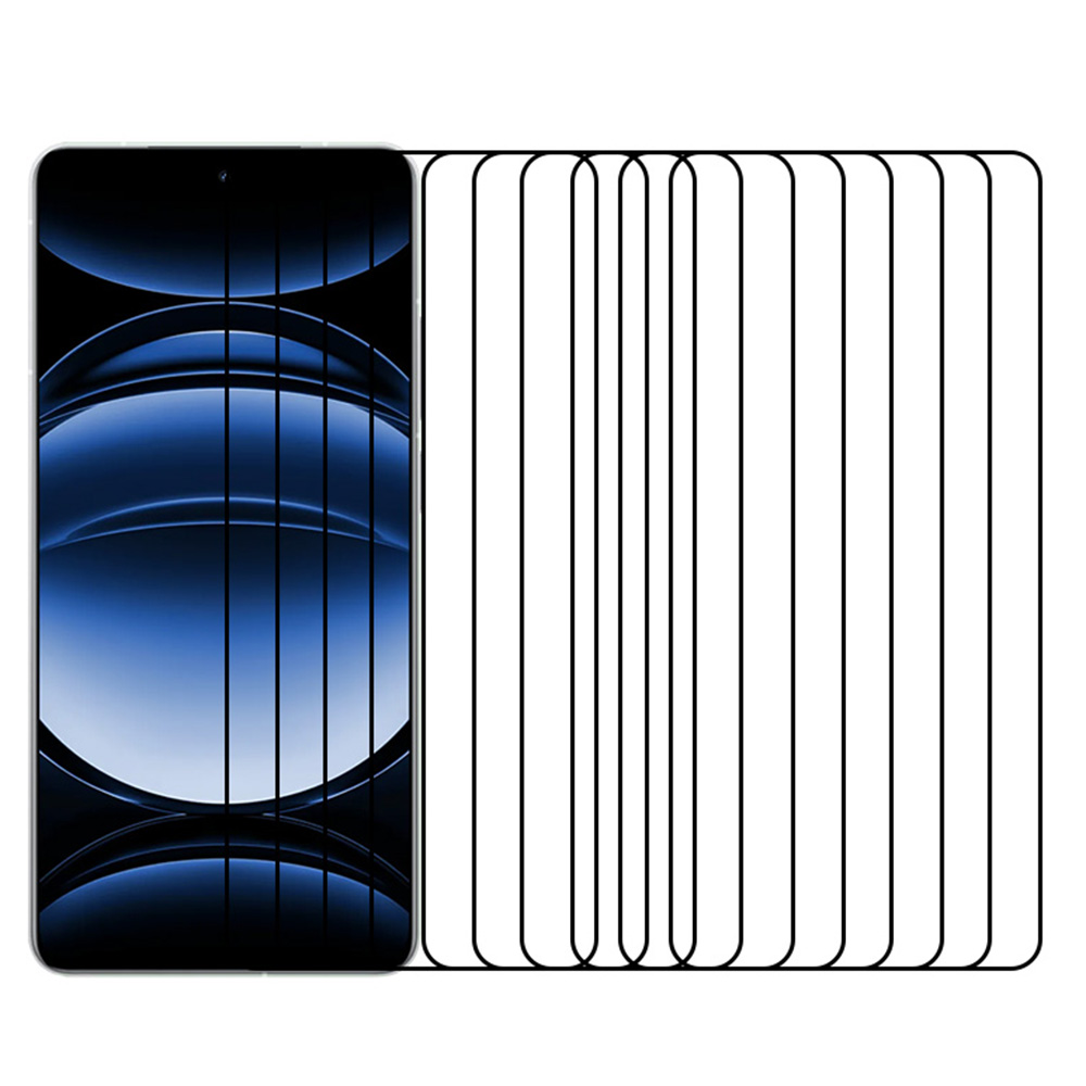 RURIHAI 10Pcs For Realme GT 6 5G Full Screen Protector Full Glue Secondary Hardening