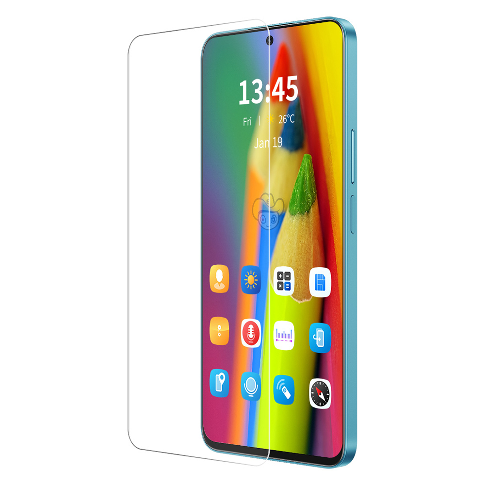 ENKAY HAT PRINCE For Xiaomi Poco M6 Pro 5G  /  Redmi 12 5G (Global) Screen Protector High Aluminum-Silicon Glass Film 9H Hardness