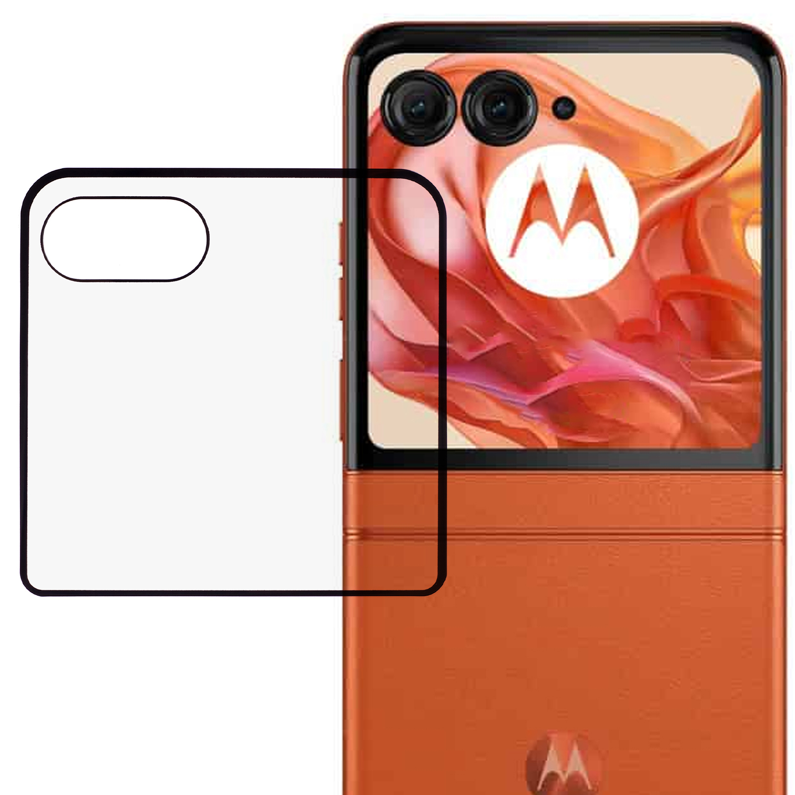 For Motorola Razr 60 / Razr 50 5G Tempered Glass Back Screen Protector 3D Curved HD Rear Film