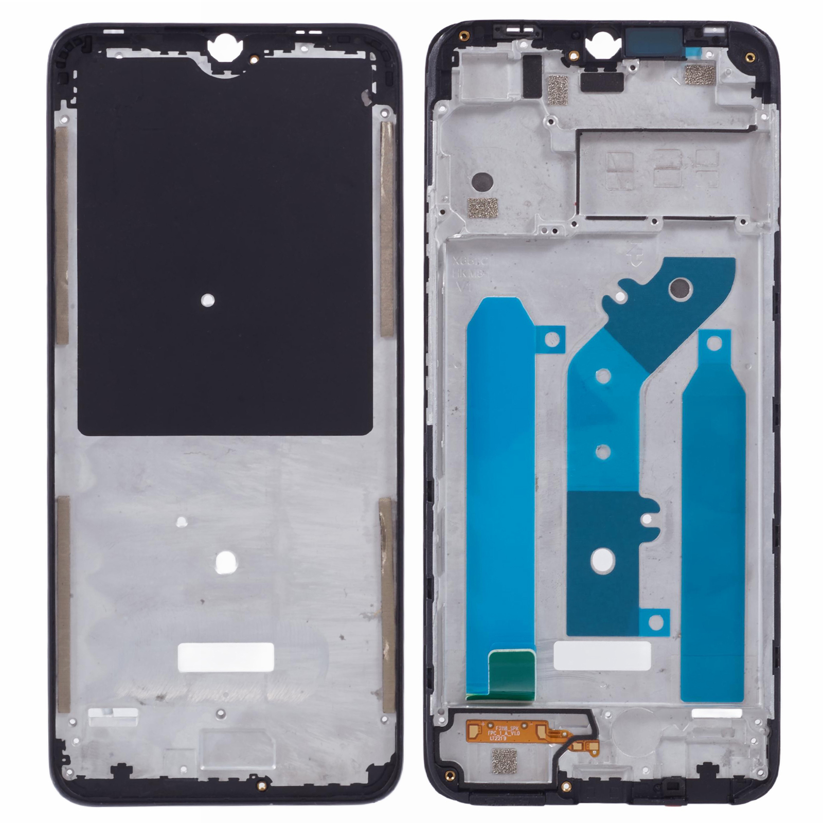 For Infinix Hot 12i 4G X665B, X665 / Infinix Hot 20i 4G X665C, X665E OEM Front Housing Frame Replacement Part (Without Logo)