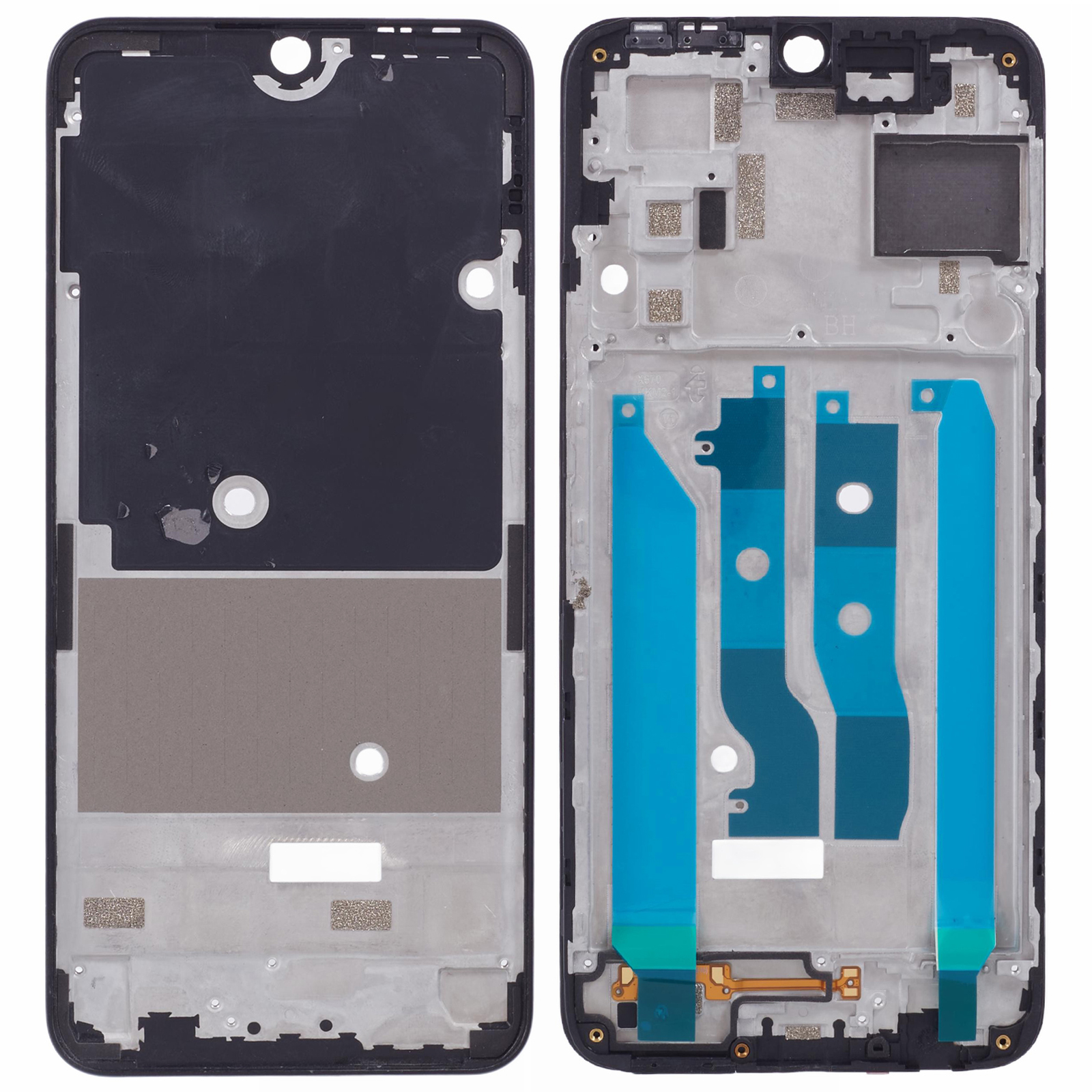 For Infinix Note 12 G96 4G / Note 12 Turbo X670 OEM Front Housing Frame Replacement Part (Without Logo)