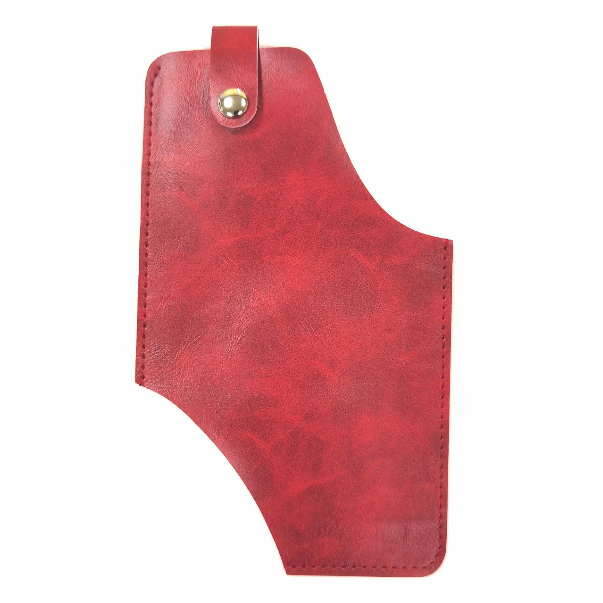 

Leichte Taille Telefontasche Für Männer PU Leder Belt Telefon Beutel Hohles Design Tragbarer Handy -hülle (größe: L) - Weinrot, Universal