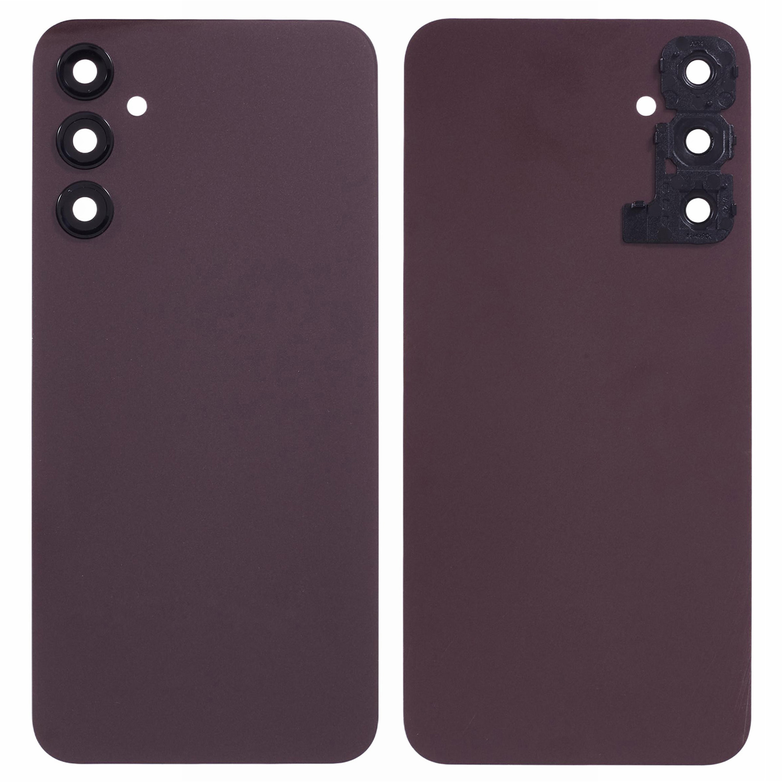 For Samsung Galaxy A24 4G (162.1 X 77.6 X 8.3mm) A245 Battery Housing with Camera Lens Cover - Red