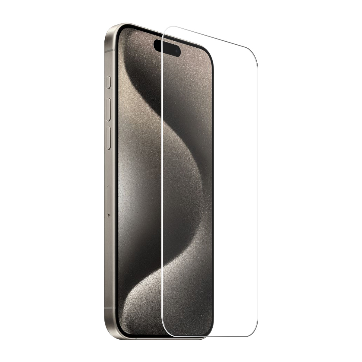 ENKAY HAT PRINCE For iPhone 15 Pro Screen Protector 9H Hardness High Aluminum-Silicon Glass Film