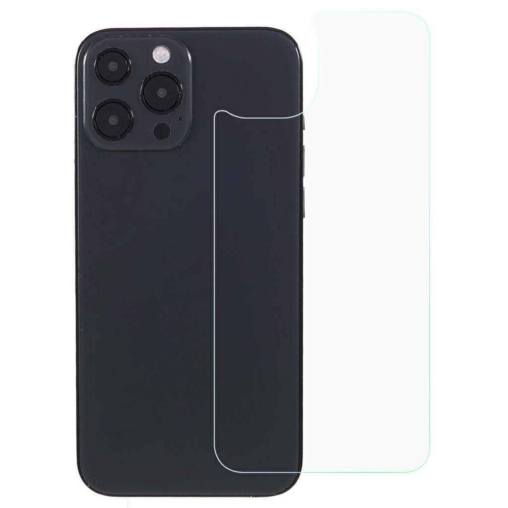 For iPhone 16 Pro HD Clear Tempered Glass Back Film 2.5D Arc Edge 9H Hardness Anti-Scratch Back Protector