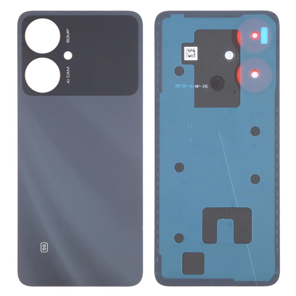 For Xiaomi Poco M6 5G OEM Battery Door Cover Replacement Part - Black