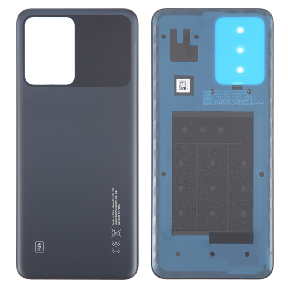 For Xiaomi Poco X5 Pro 5G OEM Battery Door Cover Replacement Part - Black