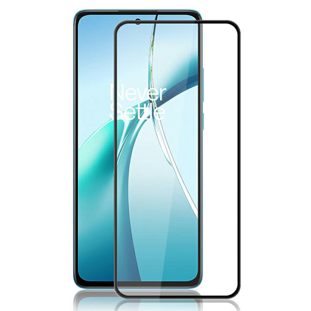MOCOLO For OnePlus Nord CE4 Lite 5G Screen Protector Anti-Shatter Silk Printing Tempered Glass Film - Black