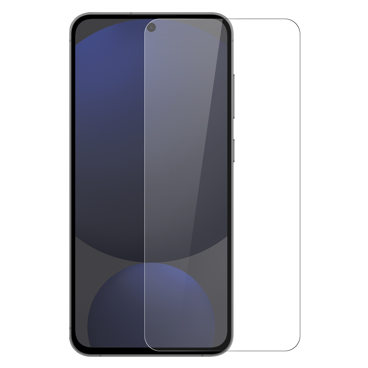 NORTHJO A++ For Samsung Galaxy S25+ Tempered Glass Screen Protector 0.15mm 2.5D Film (Support Fingerprint Unlock) - Transparent