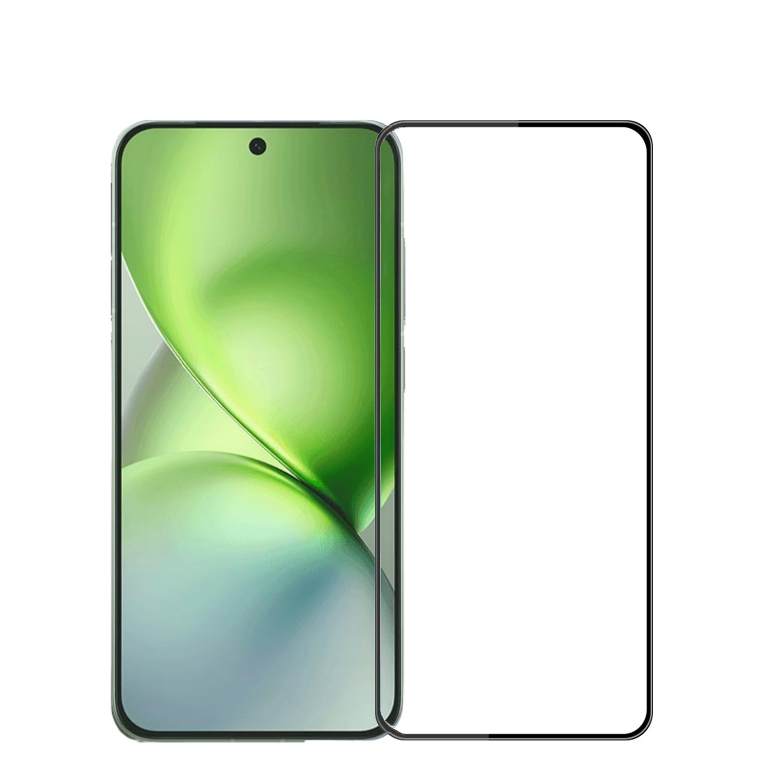 MOFI For vivo X200 Pro mini 5G Screen Protector  9H 3D Curved Tempered Glass Film - Black