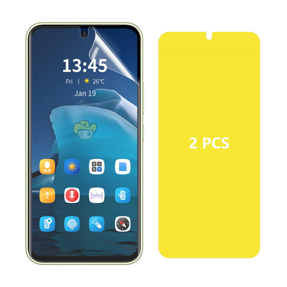 ENKAY HAT PRINCE For OnePlus Nord CE4 5G 2Pcs Screen Protector Transparent Soft Hydrogel Film - Transparent