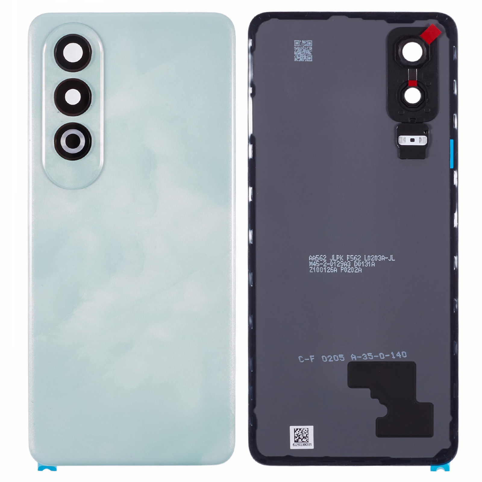For OnePlus Nord CE4 5G OEM Battery Housing with Adhesive Sticker + Camera Lens Cover - Green