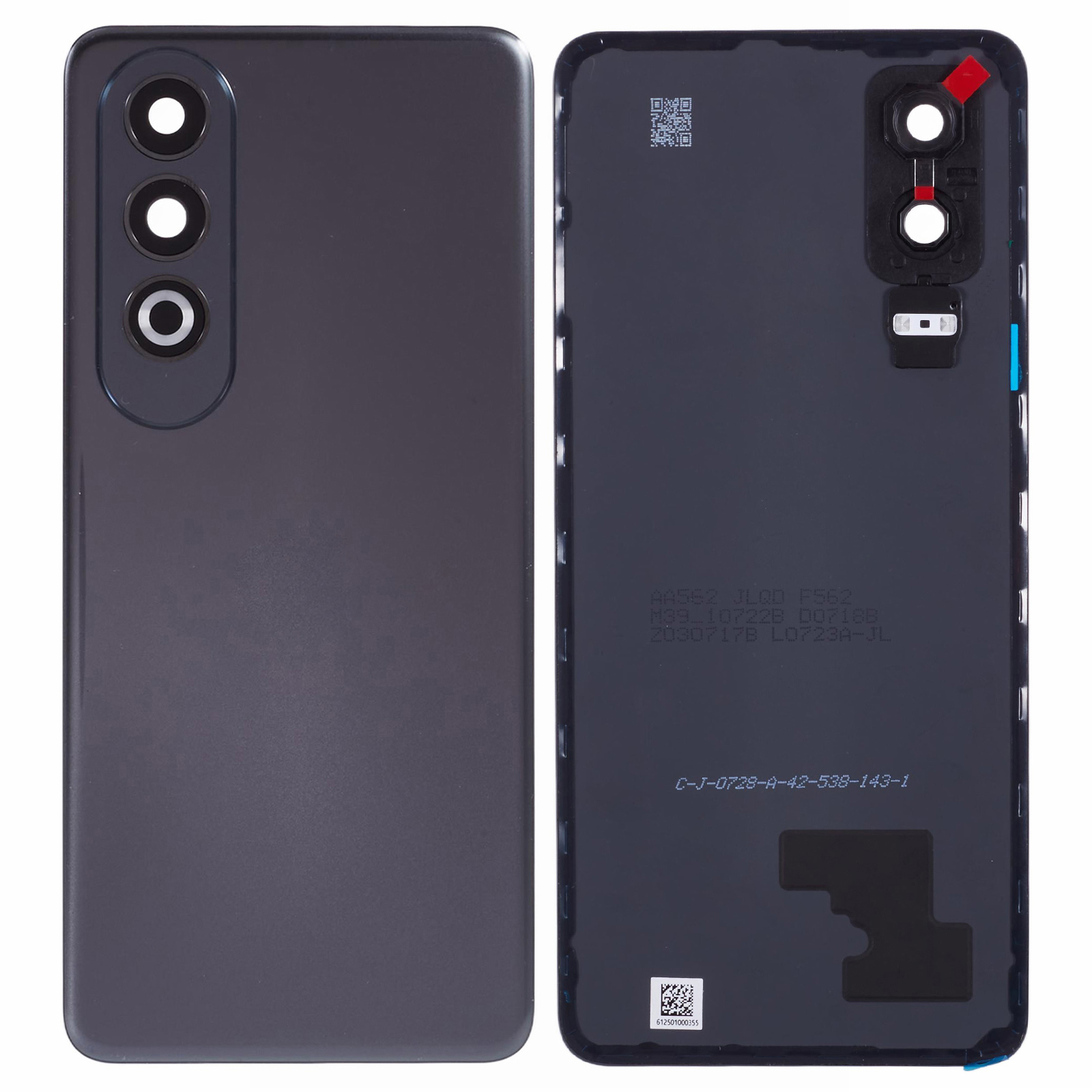 For OnePlus Nord CE4 5G OEM Battery Housing with Adhesive Sticker + Camera Lens Cover - Grey