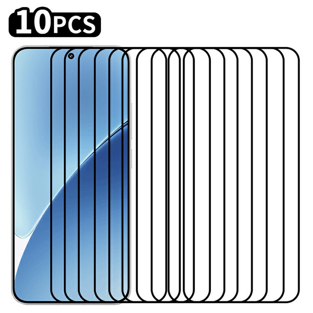 RURIHAI 10Pcs For Xiaomi 15 High Aluminium-Silicon Glass Film 0.26mm 2.5D Screen Protector