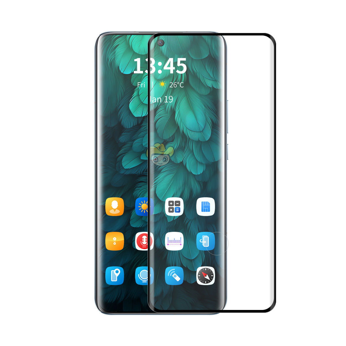 ENKAY HAT PRINCE For OnePlus 13 Tempered Glass   3D Curved Clear Screen Protector Support Fingerprint Unlock
