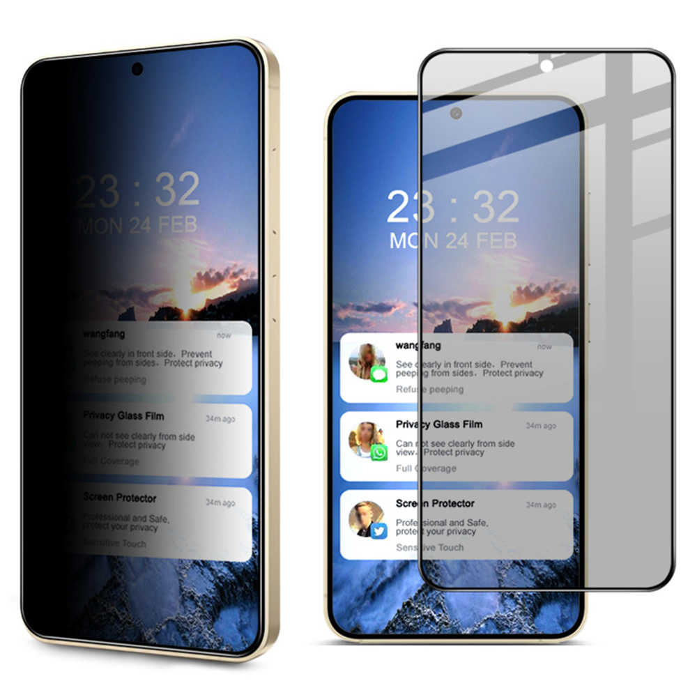 IMAK For Samsung Galaxy S25+ Anti-Peep Tempered Glass Screen Protector Full Coverage
