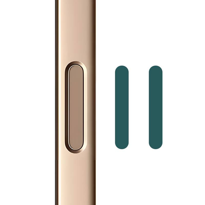 RURIHAI 2Pcs Camera Control Button Sticker for iPhone 17 Pro Max / 17 Pro / 17 / 16 Pro Max / 16 Pro / 16 Plus / 16 Glass Camera Button Protector - Green