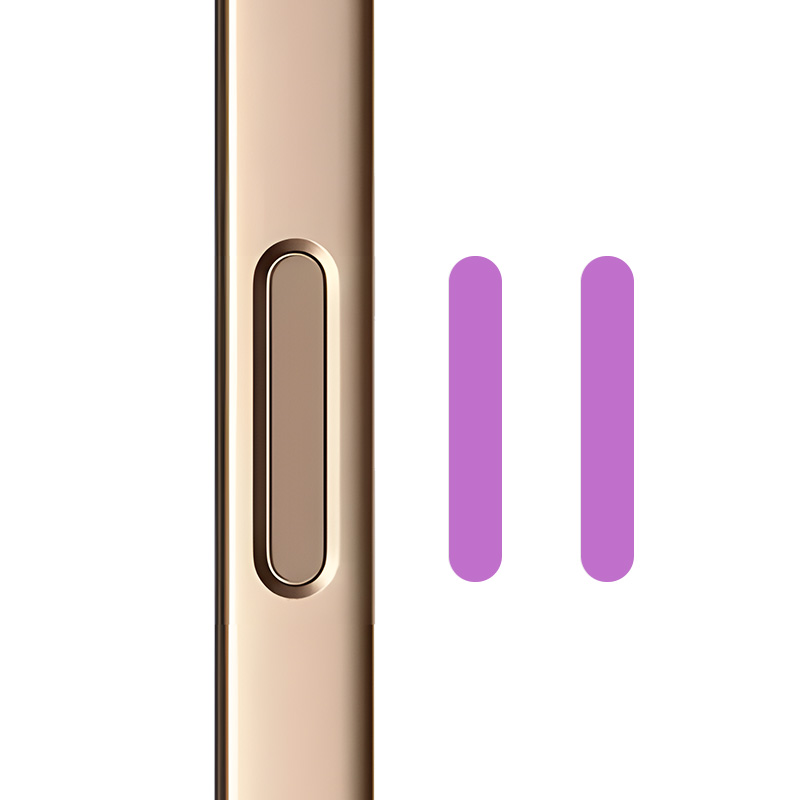 RURIHAI 2Pcs Camera Control Button Sticker for iPhone 17 Pro Max / 17 Pro / 17 / 16 Pro Max / 16 Pro / 16 Plus / 16 Glass Camera Button Protector - Rose
